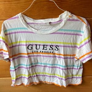 Guess Los Angeles Stripped Half Shirt